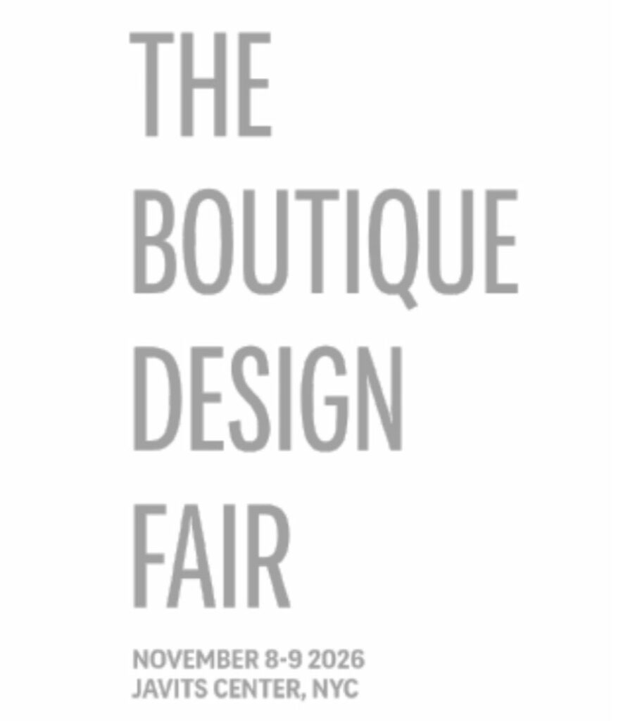 THE BOUTIQUE DESIGN FAIR 2026年11月8・9日 ジャビッツ・センター(ニューヨーク)